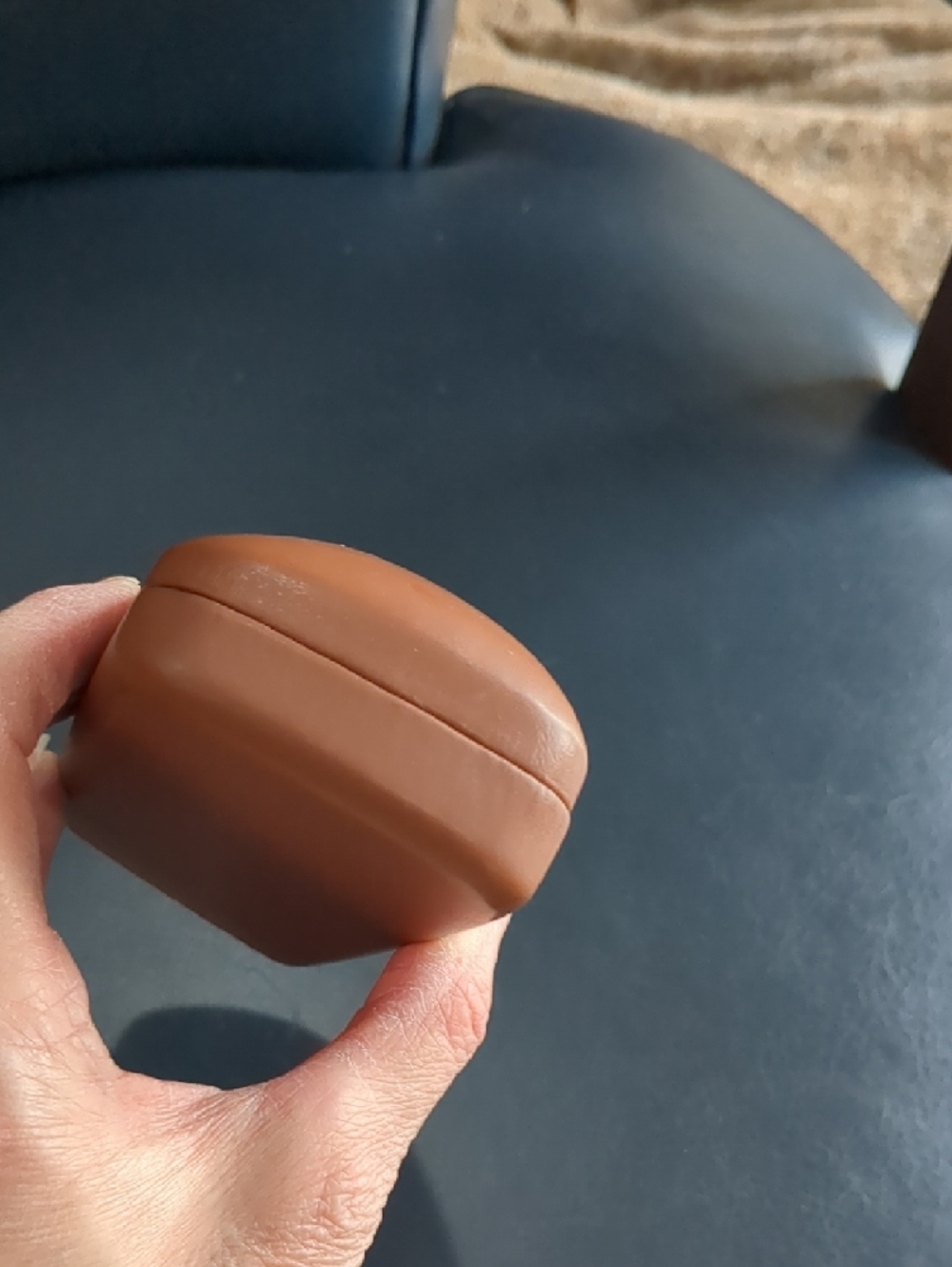 Longchamp Tan Brown Leather Eyeglass Case - Picture 4 of 9